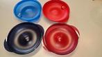 Tupperware MicroPOP rond 0,7 l blauw of rood ex demo, Huis en Inrichting, Keuken | Tupperware, Ophalen of Verzenden, Zo goed als nieuw