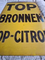 Emaille bord top Bronnen 1934, Huis en Inrichting, Woonaccessoires | Tekstborden en Spreuken, Ophalen