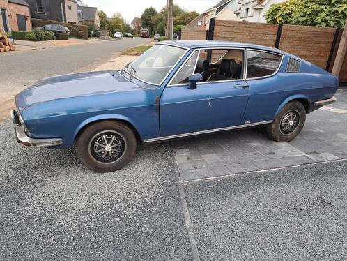 1973 audi 100 coupé s, Autos, Audi, Particulier, Phares antibrouillard, Essence, Euro 1, Coupé, 2 portes, Boîte manuelle, Bleu