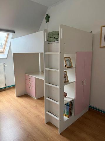 Ikea bed Smastad hoogslaper, Enlèvement, Utilisé, Lit mezzanine