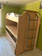 Stabelbed met 2/3 bedden en bureau, Huis en Inrichting, Slaapkamer | Bedden, Ophalen, Zo goed als nieuw