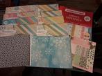 12 boekjes met achtergrondpapier voor kaarten te maken, Hobby en Vrije tijd, Kaarten | Zelf maken, Ophalen, Nieuw