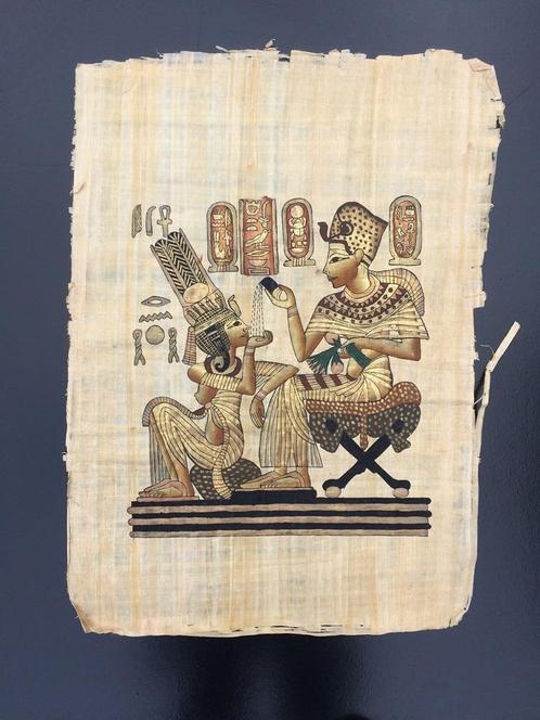 Grands Papyrus (65 x 45 cm) ' Pharaons: Couple Royal ' NEUFS, Maison & Meubles, Accessoires pour la Maison | Peintures, Dessins & Photos