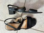 Sandales à talon femme Prédilection - cuir - P37 - nour, Ophalen, Zwart, Sandalen of Muiltjes, Prédilection