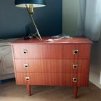 dressoir met laden, Huis en Inrichting, Kasten | Ladekasten, Ophalen, Gebruikt, 3 of 4 laden, Teakhout