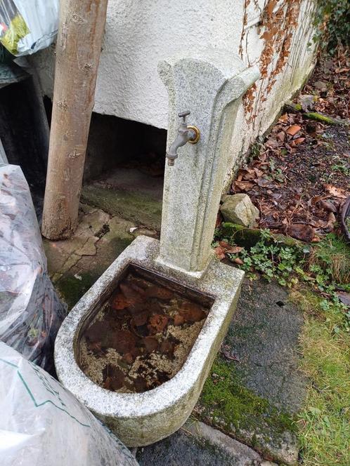 Fontaine d'extérieur en pierre, Jardin & Terrasse, Pièces d'eau & Fontaines, Comme neuf, Fontaine, Pierre, Enlèvement