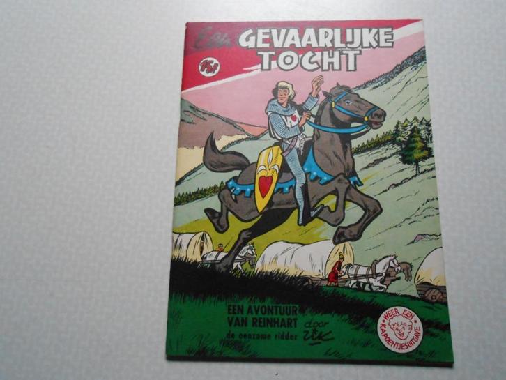 ridder reinhart 8 Een gevaarlijke tocht  1963 1 ste druk., Boeken, Stripverhalen, Nieuw, Eén stripboek, Ophalen of Verzenden