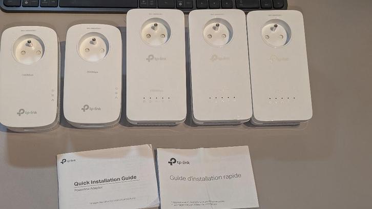 Ensemble plugs CPL TP-Link, Computers en Software, Accesspoints, Gebruikt, Ophalen