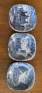 Sier bordjes / dien schaaltjes, Huis en Inrichting, Schaal, Vierkant, Ophalen of Verzenden, Zo goed als nieuw