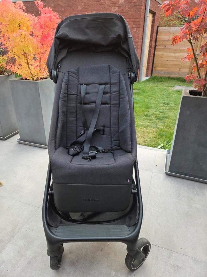 Dubatti Buggy Smart - Zwart, Kinderen en Baby's, Buggy's, Gebruikt, Overige merken, Regenhoes, Verstelbare rugleuning, Zonnekap