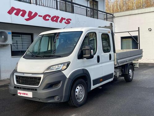 Peugeot Boxer 2.0 HDI 7-Places Plateaux Benne Long Chassis, Autos, Camionnettes & Utilitaires, Entreprise, Achat, ABS, Air conditionné