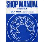 Honda GL1100 INTERSTATE/DX Shop manual 1980 #1 Engels, Boeken, Auto's | Boeken, Gelezen, Honda, Ophalen of Verzenden