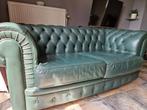 Canapé 2 places cuir, Maison & Meubles, 75 à 100 cm, Chesterfield, Enlèvement, Utilisé