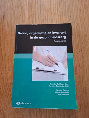 Beleid, organisatie en kwaliteit in de gezondheidszorg beschikbaar voor biedingen