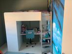Hoogslaper Ombre met matras, bureau en kast, Ophalen, Zo goed als nieuw, Hoogslaper
