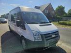 Ford Transit Dubbele Cabine | 6 Plaatsen | 2.2 Diesel | 2007, Auto's, Ford, Voorwielaandrijving, Testrit aan huis, Stof, Zwart
