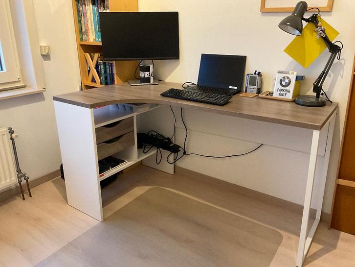 Bureau d’angle idéal chambre enfant ou adolescent ## 20,00€, Maison & Meubles, Bureaux, Utilisé, Bureau, Enlèvement