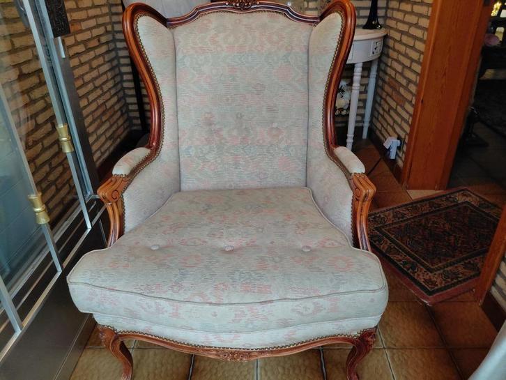 Stijlvolle Bergère zetel in uitstekende staat, Antiek en Kunst, Antiek | Meubels | Stoelen en Sofa's, Ophalen