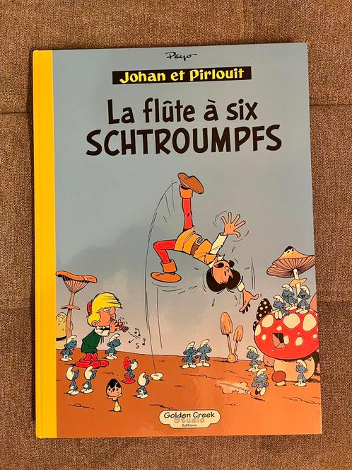 Golden creek flûte peyo schtroumpfs smurfs Johan +ex-libris, Boeken, Stripverhalen, Nieuw, Ophalen