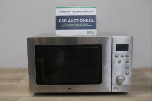 Zilverkleurige Combimagnetron van ETNA (Model: ECM243RVS), Elektronische apparatuur, Microgolfovens, Ophalen of Verzenden