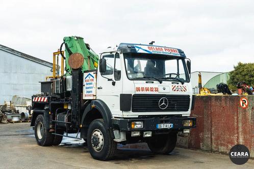 Mercedes-Benz 1922 AK NG 4x4 HIAB 230-5 + JIB 90-3 RADIO, Auto's, Vrachtwagens, Bedrijf, Te koop, 4x4, Mercedes-Benz, Overige brandstoffen