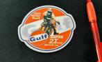 Autocollant d'huile moteur Motocross Gulf 2 Stroke Grand Pre, Comme neuf, Voiture ou Moto, Enlèvement ou Envoi