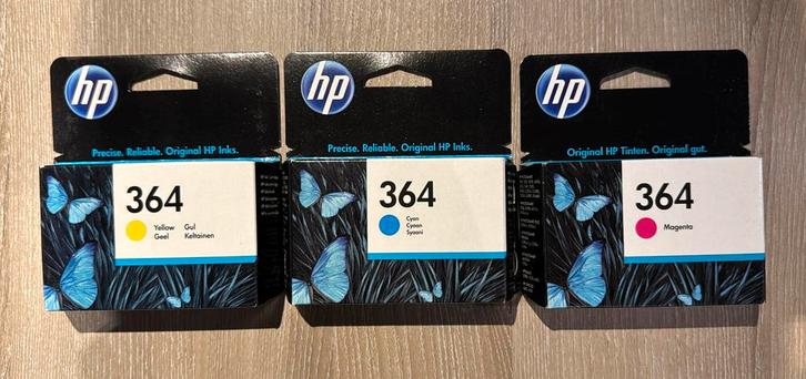 HP 364 originele gele cyaan en magenta inktcartridge, Computers en Software, Printerbenodigdheden, Nieuw, Cartridge, Ophalen