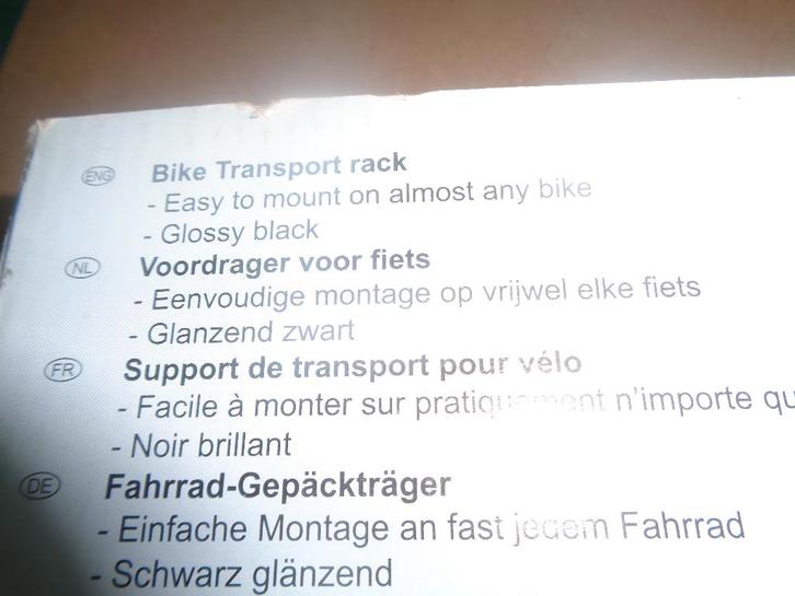 fietstransportrek, Vélos & Vélomoteurs, Vélos | Femmes | Vélos pour femme, Comme neuf, Enlèvement ou Envoi