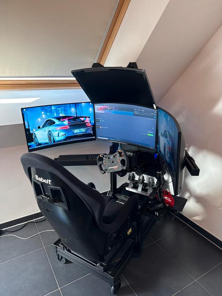 Simracing setup fanatec, moza, simrig, simucube., Games en Spelcomputers, Spelcomputers | Overige, Gebruikt, Ophalen