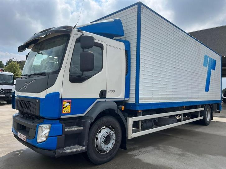 Volvo FL280 - 2017 - Automaat - Laadkast met Laadklep, Auto's, Vrachtwagens, Bedrijf, Te koop, ABS, Volvo, Diesel, Euro 6, 2 deurs