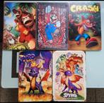 Lot de 5 plaques en tôle spécial Jeux Vidéo rétro, Ophalen of Verzenden, Zo goed als nieuw
