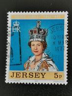 Jersey 1977 - Koningin Elisabeth II 25 jaar op de troon, Ophalen of Verzenden, Gestempeld