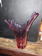 Vaas van rose rood glas, Antiek en Kunst, Antiek | Vazen, Ophalen