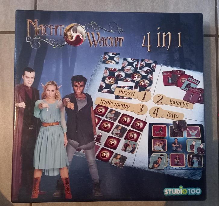 Nachtwacht 4-in-1, Hobby & Loisirs créatifs, Jeux de société | Jeux de plateau, Comme neuf, Enlèvement ou Envoi