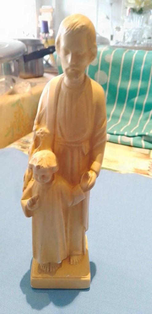 heilig beeldje Jozef en Jezus ? dr G.Carli 078, Antiek en Kunst, Antiek | Religieuze voorwerpen, Ophalen of Verzenden