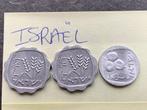 Devise ISRAËL: 3 pièces (années 1970), Ophalen of Verzenden, Midden-Oosten, Losse munt