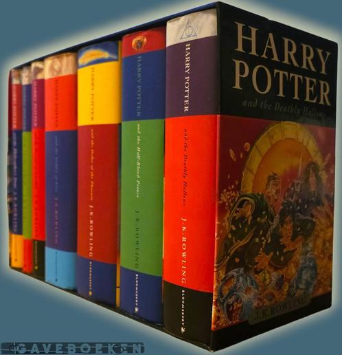 Harry Potter Boxset - J.K Rowling - Bloomsbury - 7x - HC, Boeken, Fantasy, Gelezen, Ophalen of Verzenden