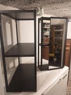 Enhet rek Ikea zwart, Ophalen, Gebruikt