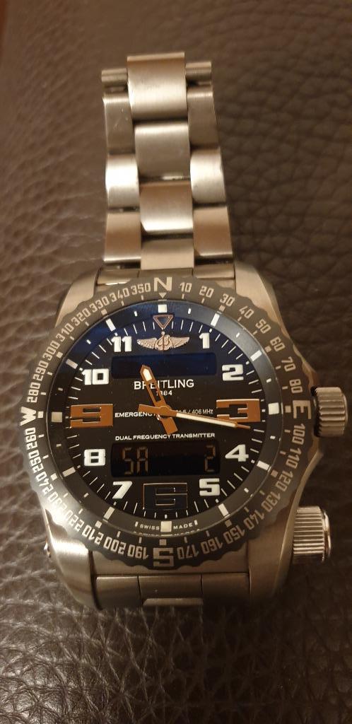 BREITLING NOODSITUATIE 2., Handtassen en Accessoires, Horloges | Heren, Zo goed als nieuw, Breitling, Ophalen of Verzenden