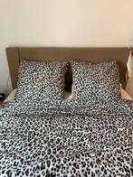 Dekbedset 2-persoons, panter, 200 x 220 cm, H&M Home, Beige, Dekbedovertrek, Ophalen of Verzenden, Zo goed als nieuw