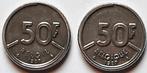 België - 50 frankstukken - Koning Boudewijn - 1987, Postzegels en Munten, Ophalen of Verzenden, Overig, Setje