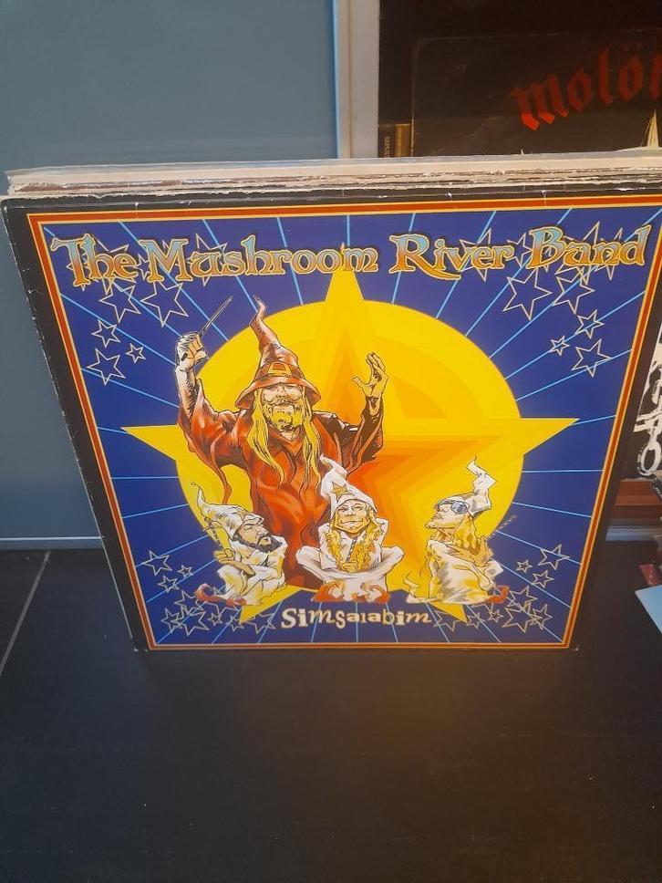 lp - the mushroom river band - simsalabim - vak 7, Cd's en Dvd's, Vinyl | Hardrock en Metal, Zo goed als nieuw, Ophalen of Verzenden