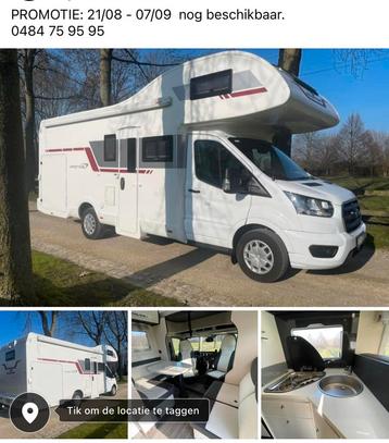 Camper TE HUUR - XXL - Rijbewijs B - 5p