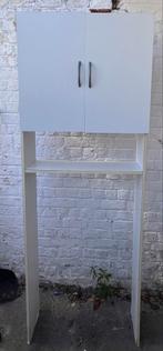 Meuble de rangement blanc – idéal salle de bain / WC, Ophalen, Zo goed als nieuw
