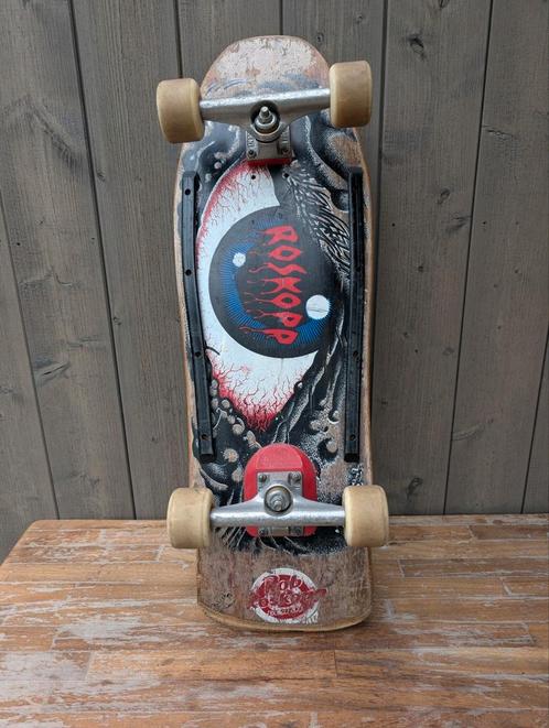 Originele Santa Cruz Rob Roskopp “Eye” (1992), Sport en Fitness, Skateboarden, Gebruikt, Ophalen of Verzenden