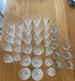 Vintage glasservies Cristal d'Arques model Pompadour, Ophalen