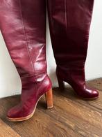 Rode hoge hak laarzen, Zara, Ophalen of Verzenden, Schoenen met hoge hakken, Gedragen