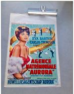 AGENCE matrimonial "Aurora" 1962 AFFICHE ANCIENNE, Zo goed als nieuw, Rechthoekig Staand, Film en Tv