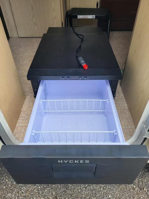 Compressorkoelkast 12V-24V Hyckes, Caravans en Kamperen, Kampeeraccessoires, Zo goed als nieuw, Ophalen