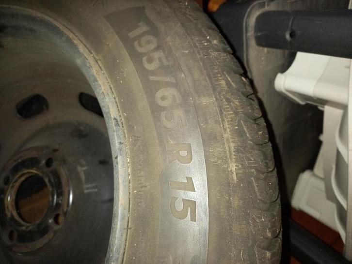 Pneu neige, Auto-onderdelen, Banden en Velgen, Velg(en), Winterbanden, 15 inch, 195 mm, Personenwagen, Gebruikt, Ophalen